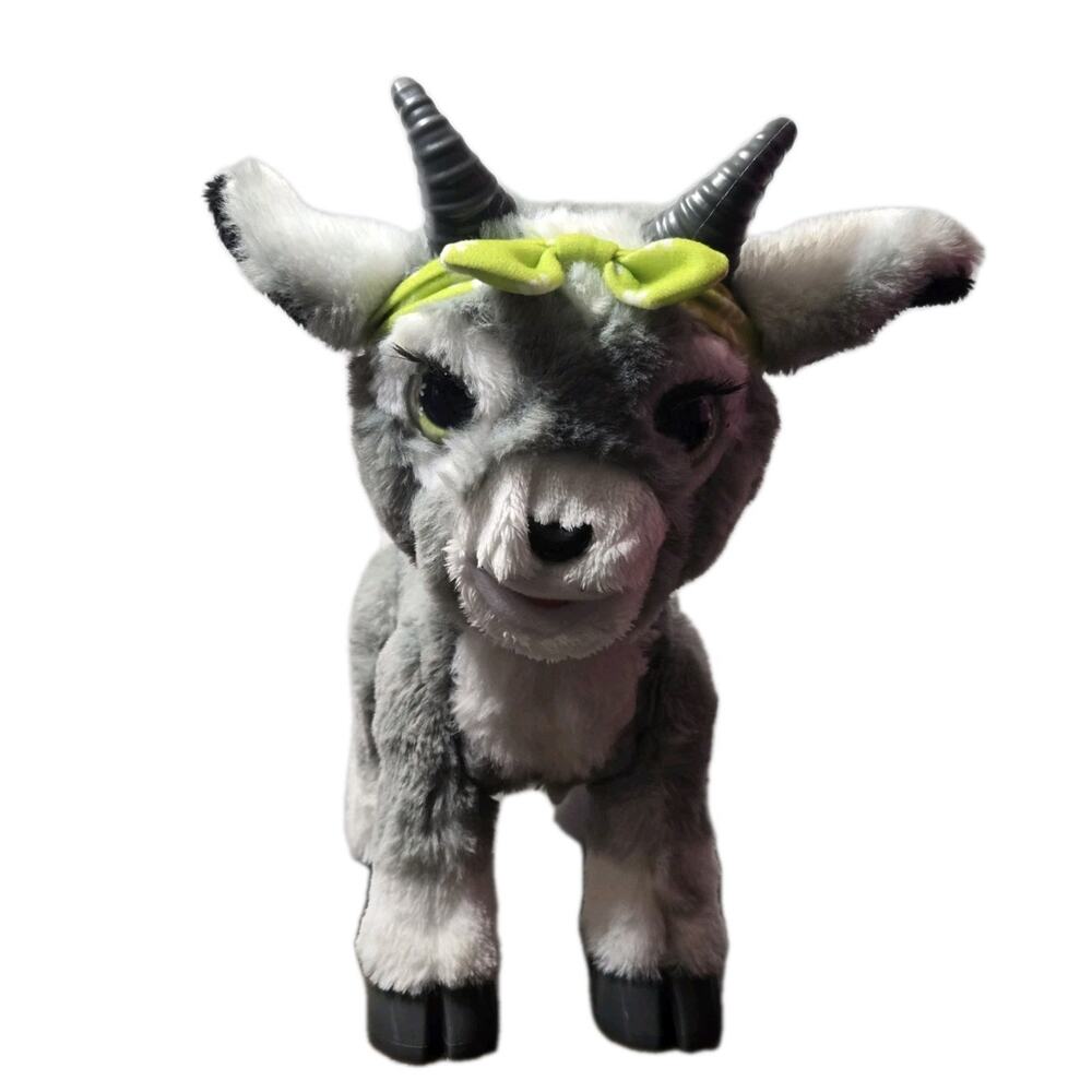 FurReal Daisy the Yoga Goat Interactive Toy 11-inch Plush Tested Works